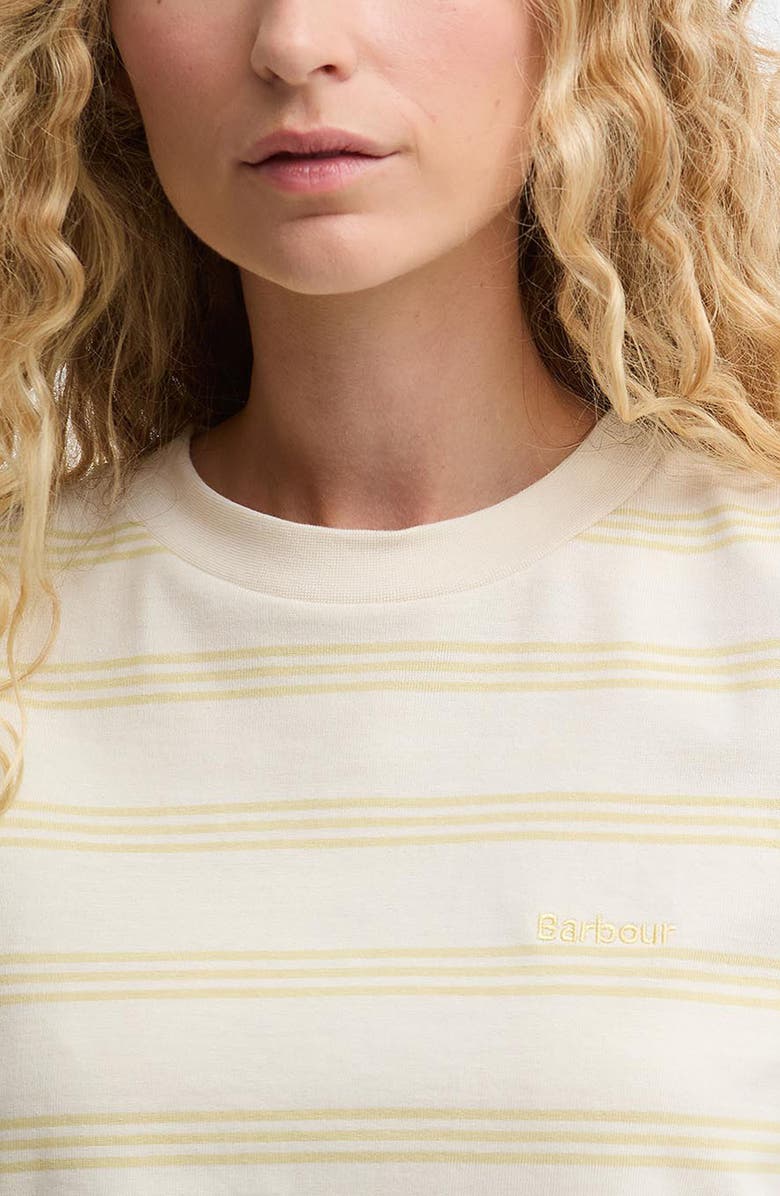 Barbour Dartmoor Stripe Top, Alternate, color, Original Ecru/Soured Citrus