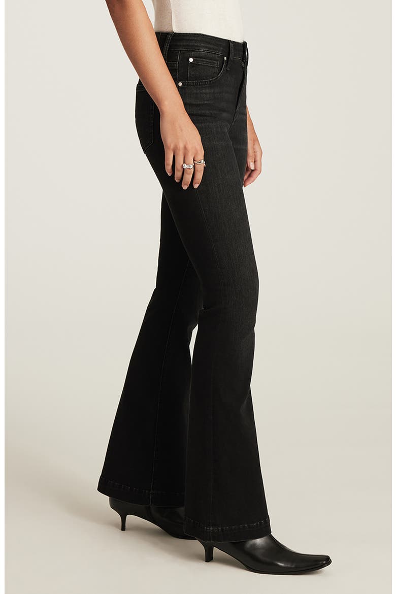 Sydney High Rise Flare Jeans, Alternate, color, DARK SMOKE FEATHER