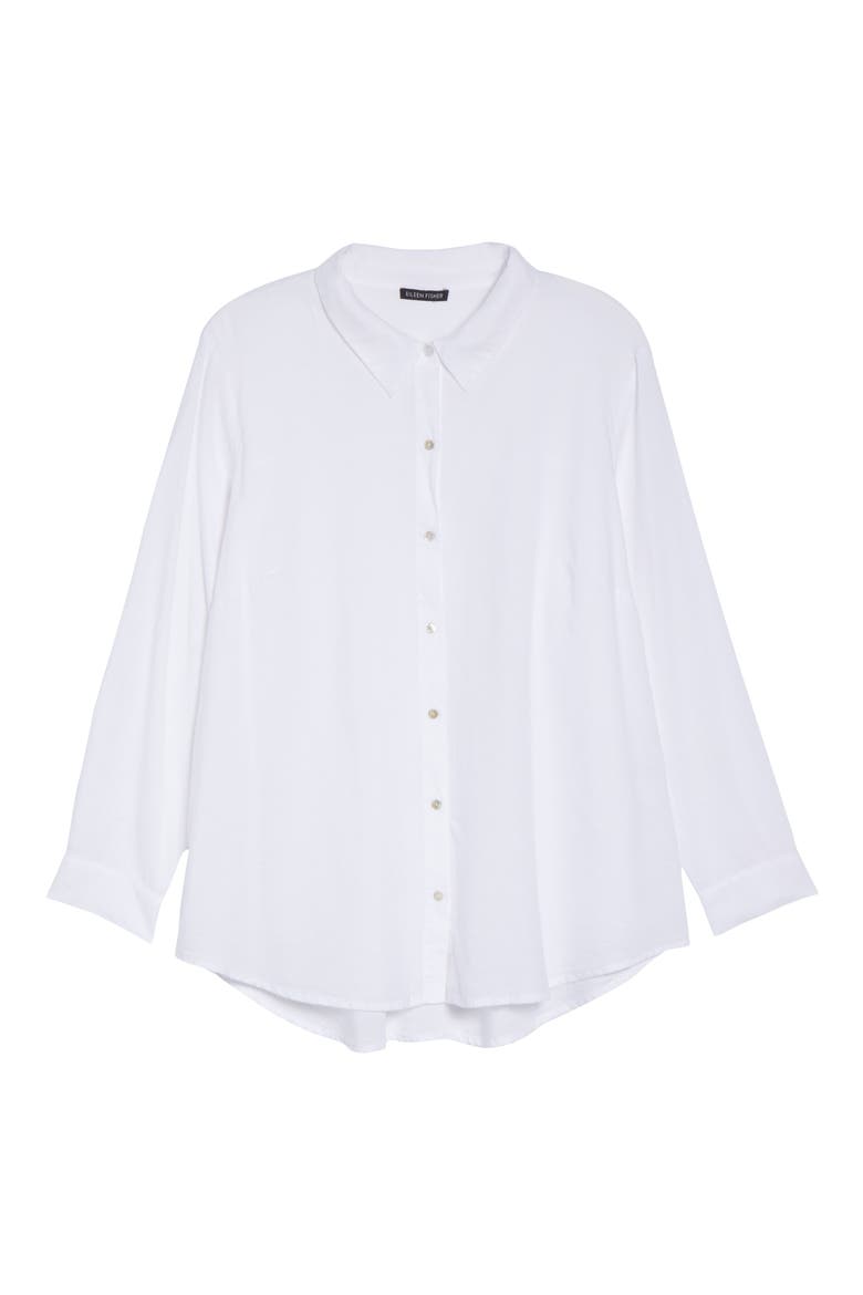 Tencel® Lyocell Shirt, Alternate, color, WHITE