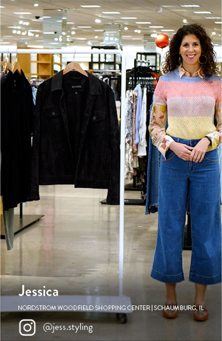 Brandon Suede Trucker Jacket, sales video thumbnail