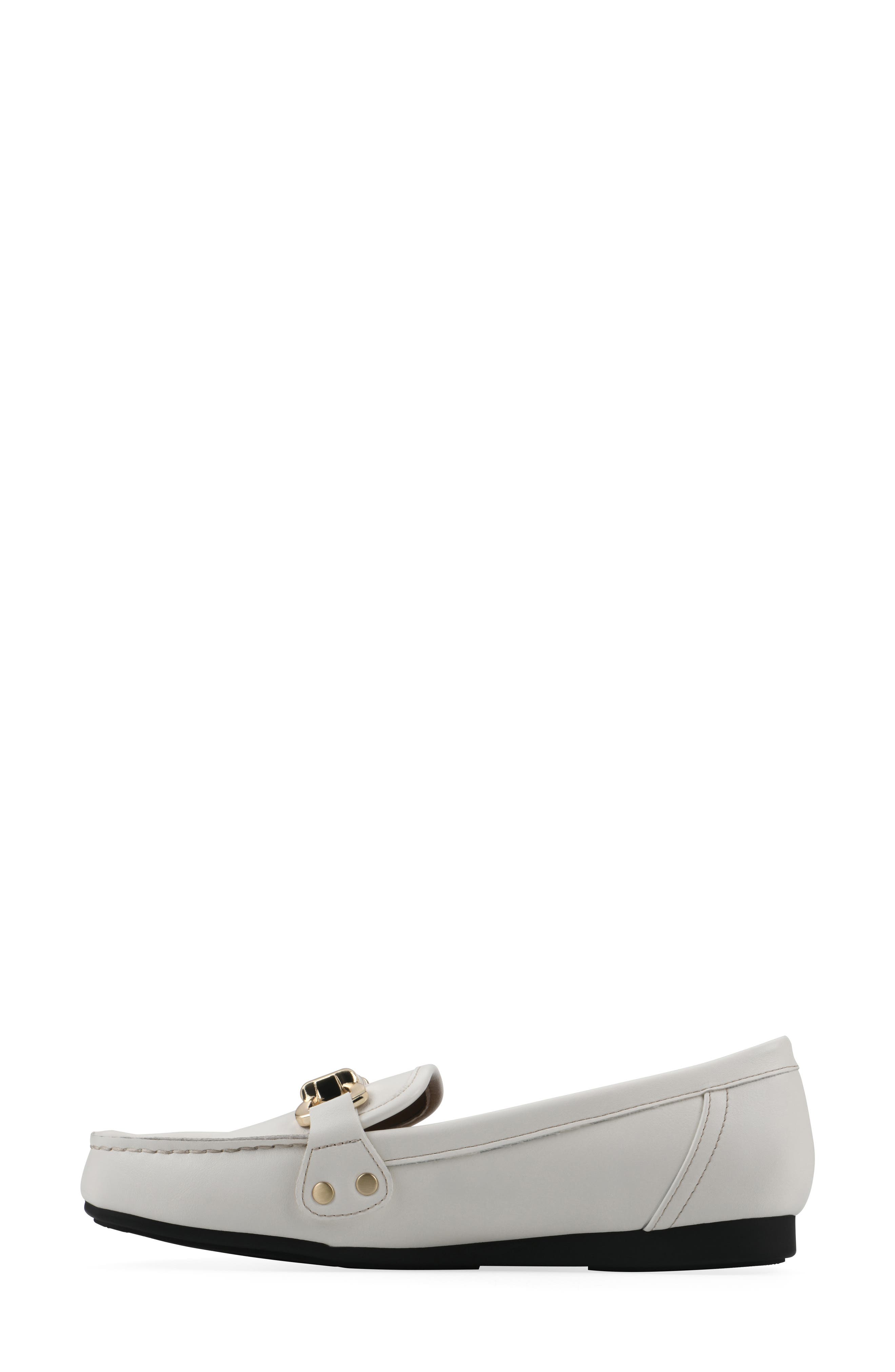 Wayside Bit Loafer, Alternate, color, WHITE/SMOOTH