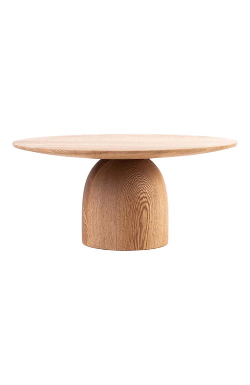 Chechen Wood Design Cake Plate in Natural  product