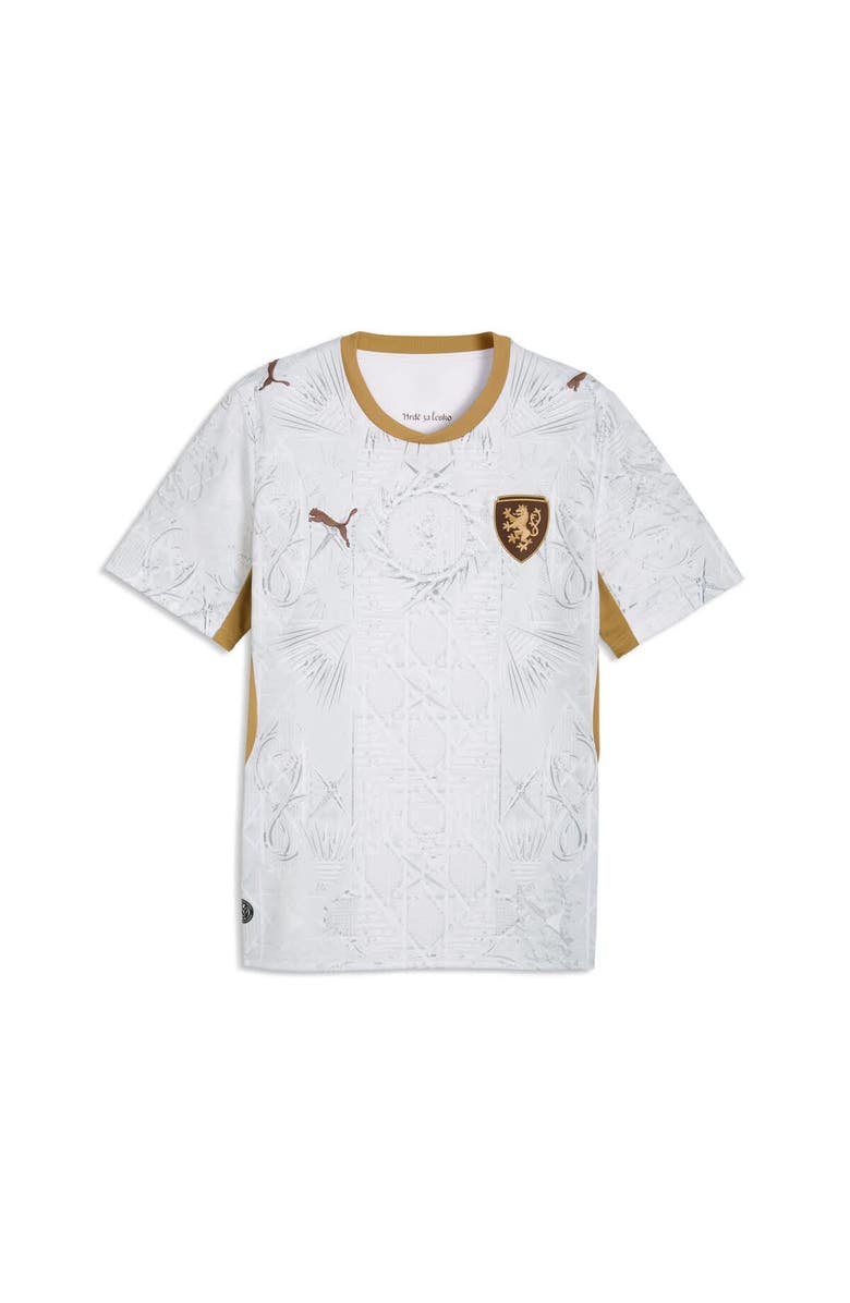 PUMA Men's Puma  White Czech Republic National Team 2026 Away Replica Jersey, Alternate, color, White