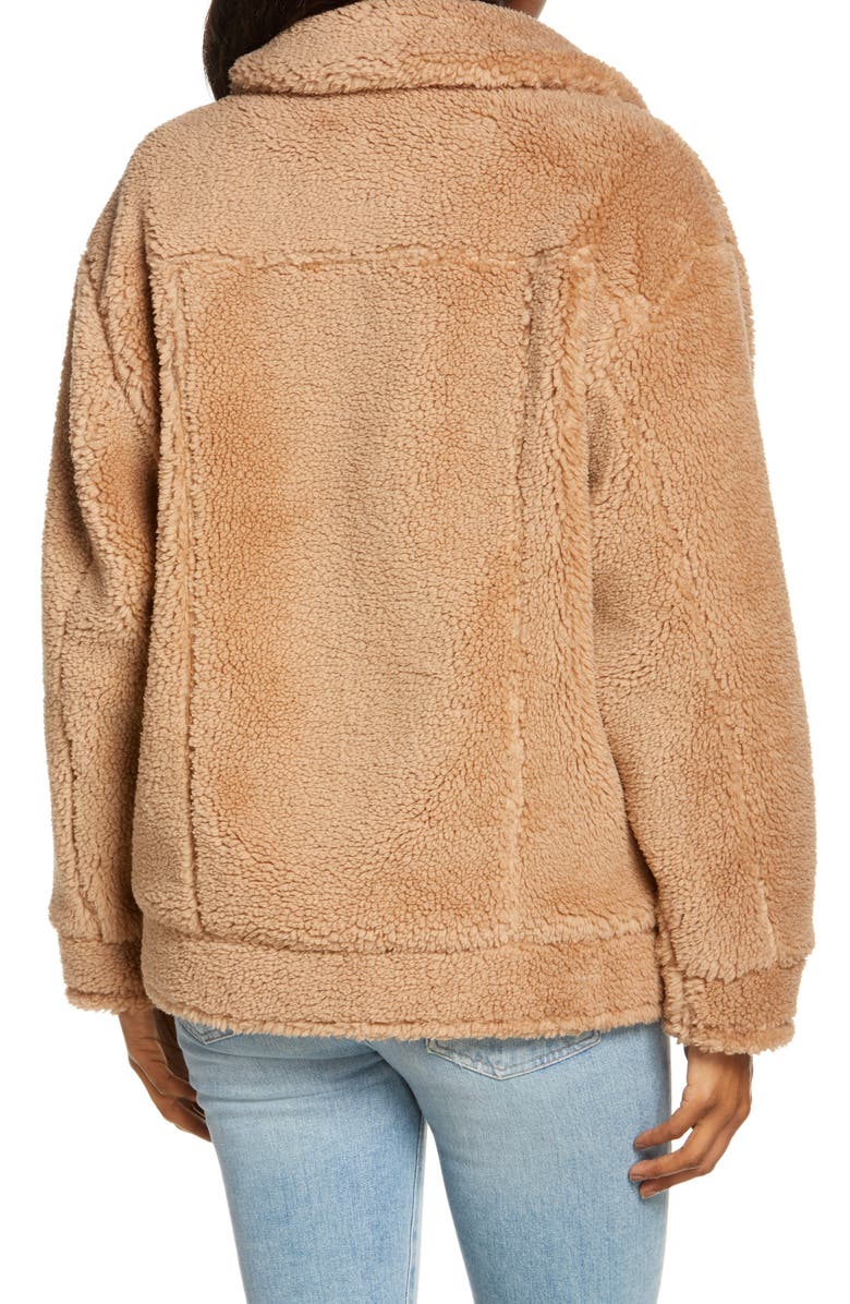UGG<sup>®</sup> Fleece Trucker Jacket, Alternate, color, Cam