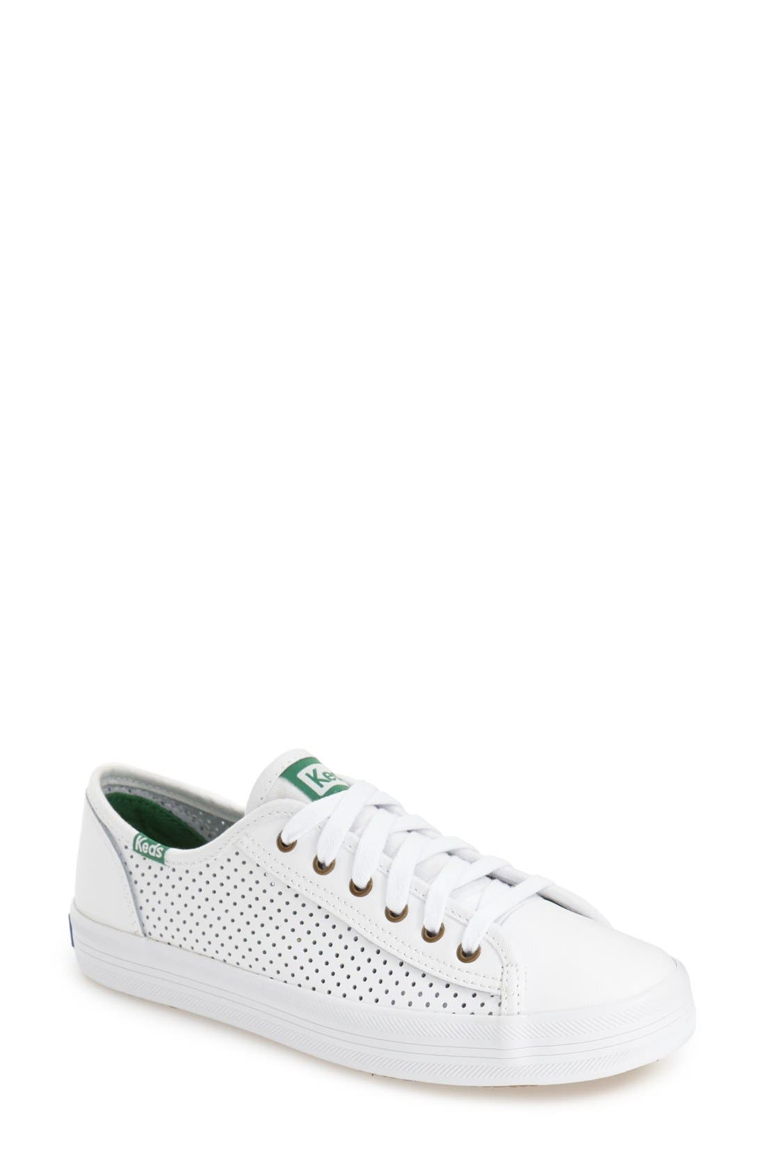Keds<sup>®</sup> 'Kickstart' Perforated Sneaker, Main, color, 