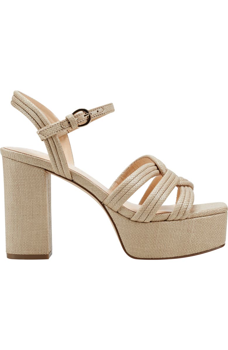 Marc Fisher LTD Cairo Ankle Strap Platform Sandal, Alternate, color,