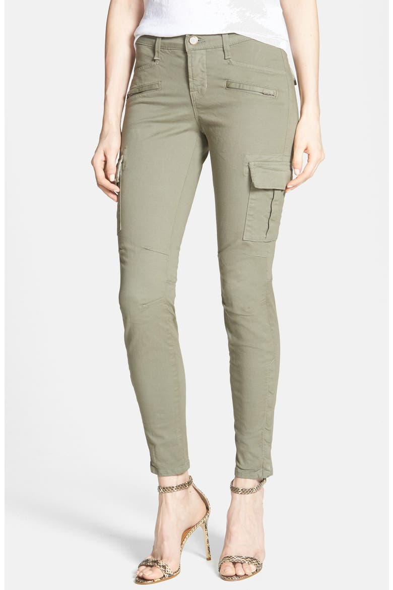 'Grayson' Zip Detail Cargo Skinny Jeans, Main, color, GARRISON