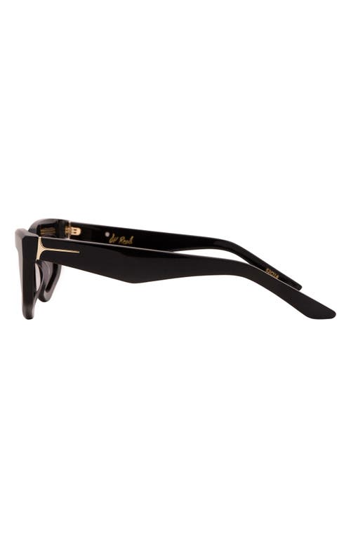 Dezi On Read 49mm Cat Eye Sunglasses In Black