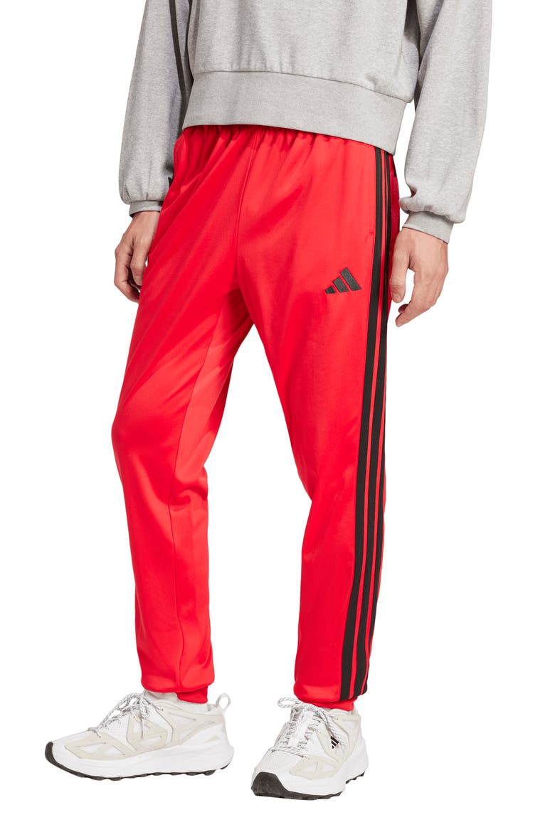 3-Stripes Tricot Joggers, Main, color, PURE RUBY/ /