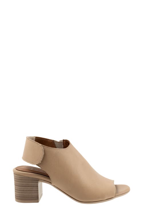 Bueno Rachel Block Heel Sandal In Taupe