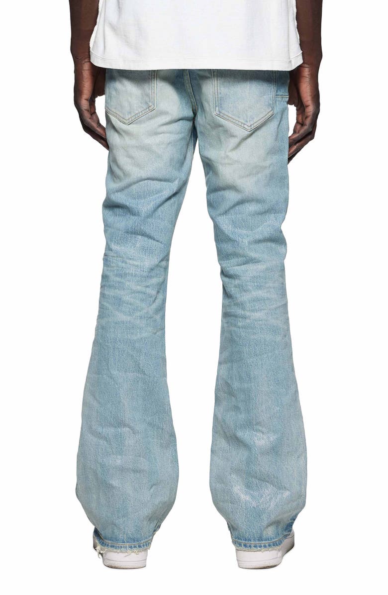 PURPLE BRAND Coated Flare Leg Jeans, Alternate, color, 