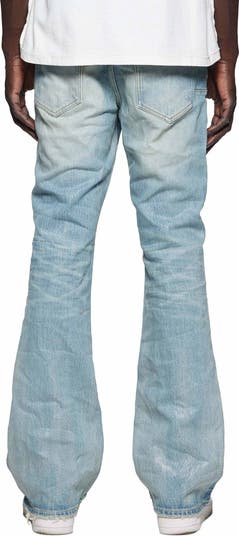 PURPLE BRAND Coated Flare Leg Jeans | Nordstrom