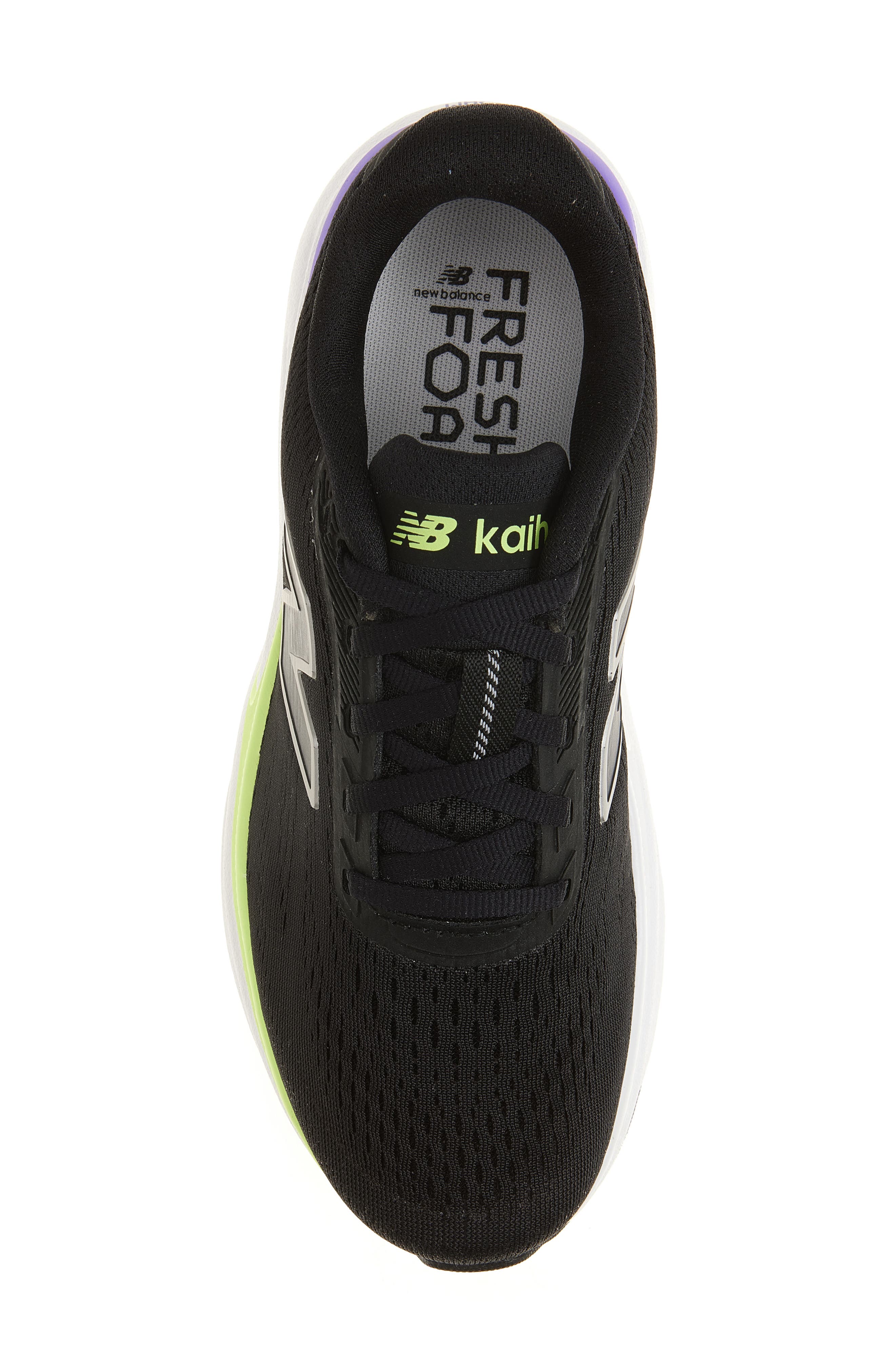 New Balance Kaiha 2 Road Running Shoe, Alternate, color, Black/ Light Silver Metallic