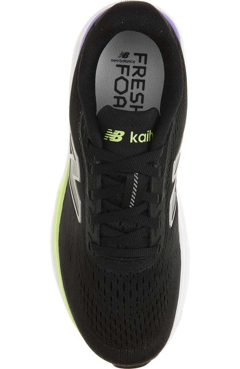 New Balance Kaiha 2 Road Running Shoe, Alternate, color, Black/ Light Silver Metallic