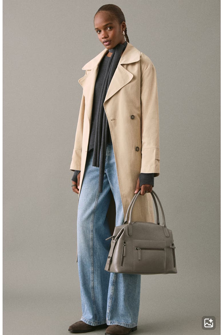 Classic Belted Trench Coat, Alternate, color, BEIGE