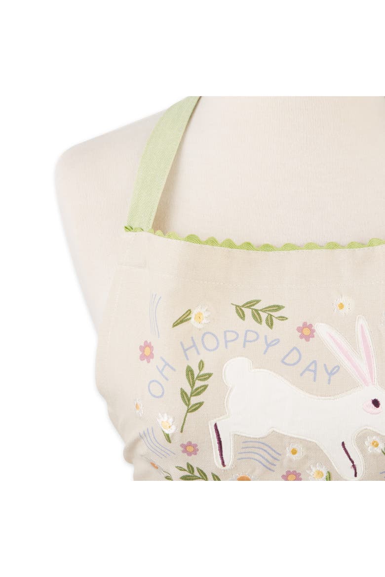 Oh Hoppy Day Embellished Apron, Alternate, color, Oh Hoppy Day