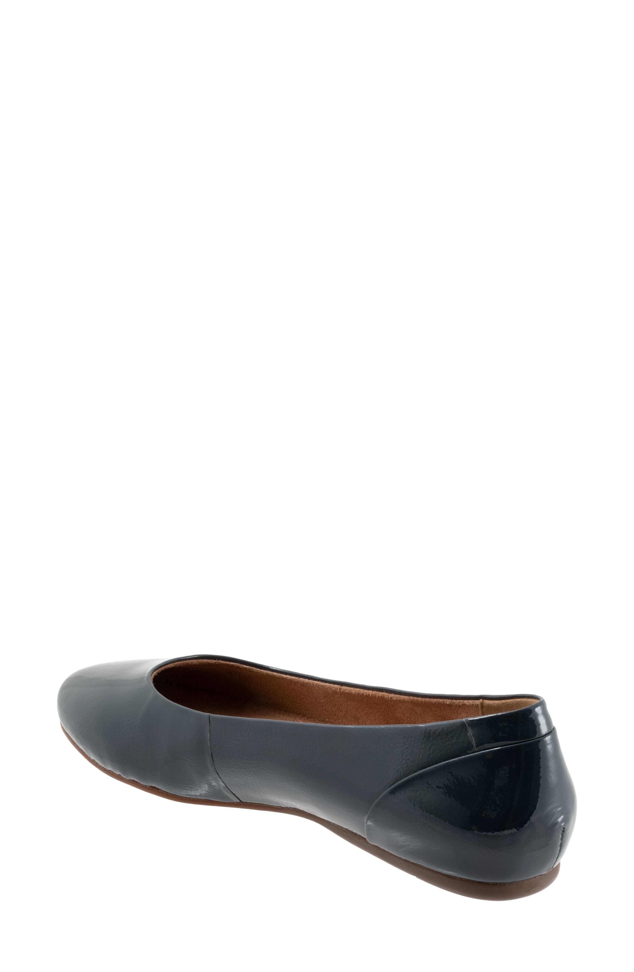 Shiraz Flat, Alternate, color, NAVY PATEN