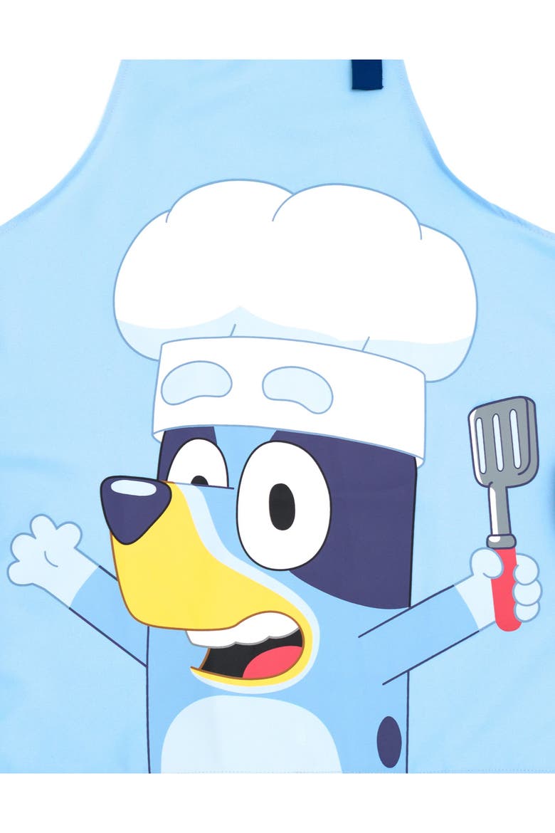 2-Piece Apron and Chef Hat Set, Alternate, color, Light Blue Bluey