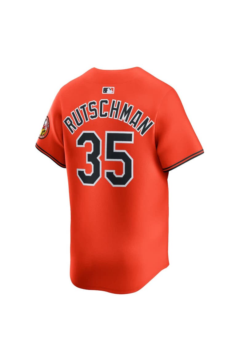 Men's Nike Adley Rutschman Orange Baltimore Orioles 2nd Alternate Limited Player Jersey, Alternate, color, Orange