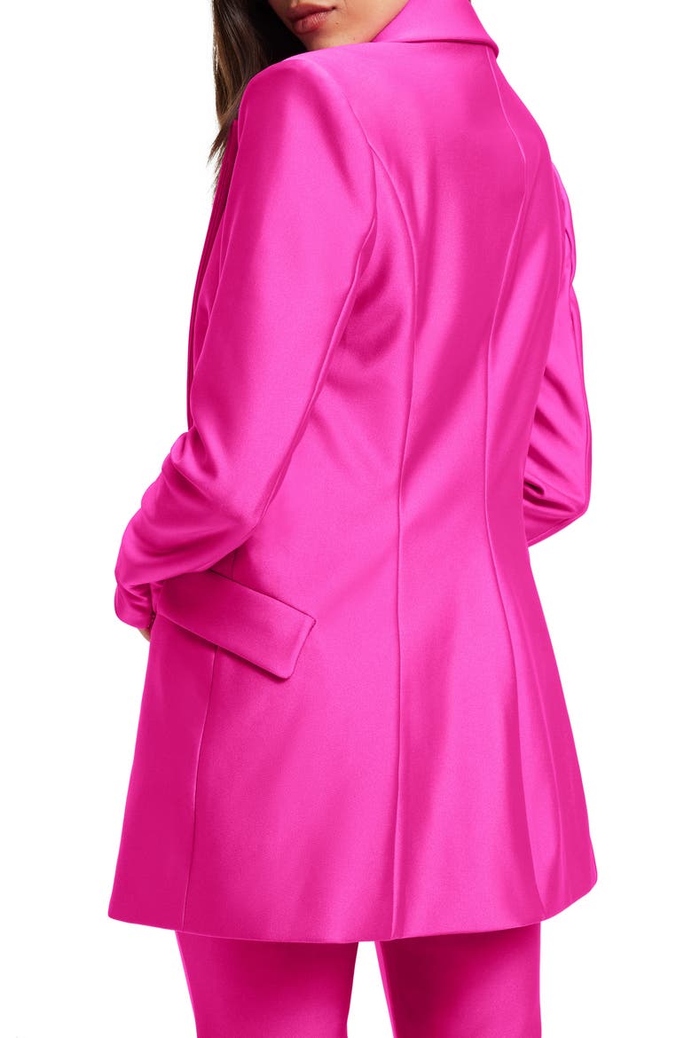 High Shine Compression Sculpted Blazer, Alternate, color, FUCHSIA PINK001