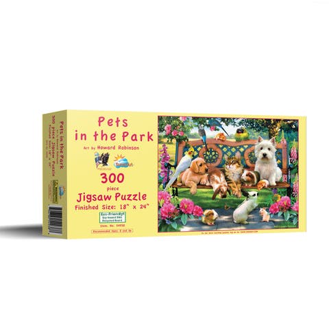 Pets in the Park 300 piece Jigsaw Puzzle for Adults