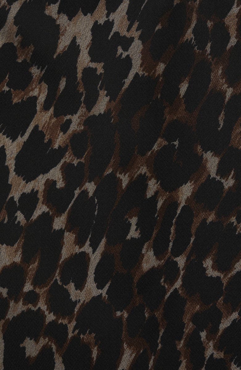 MANGO Rocio Leopard Print Maxi Skirt, Alternate, color,