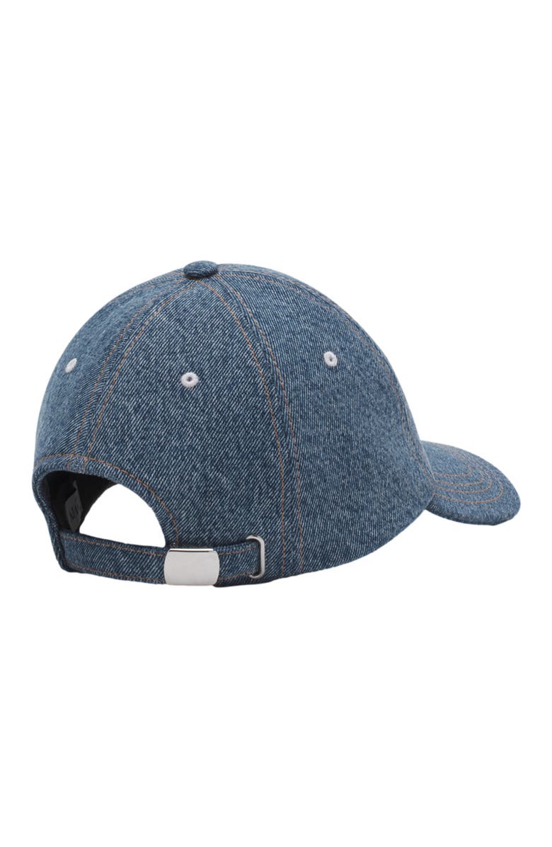 Lanvin CAP IN DENIM, Alternate, color, 