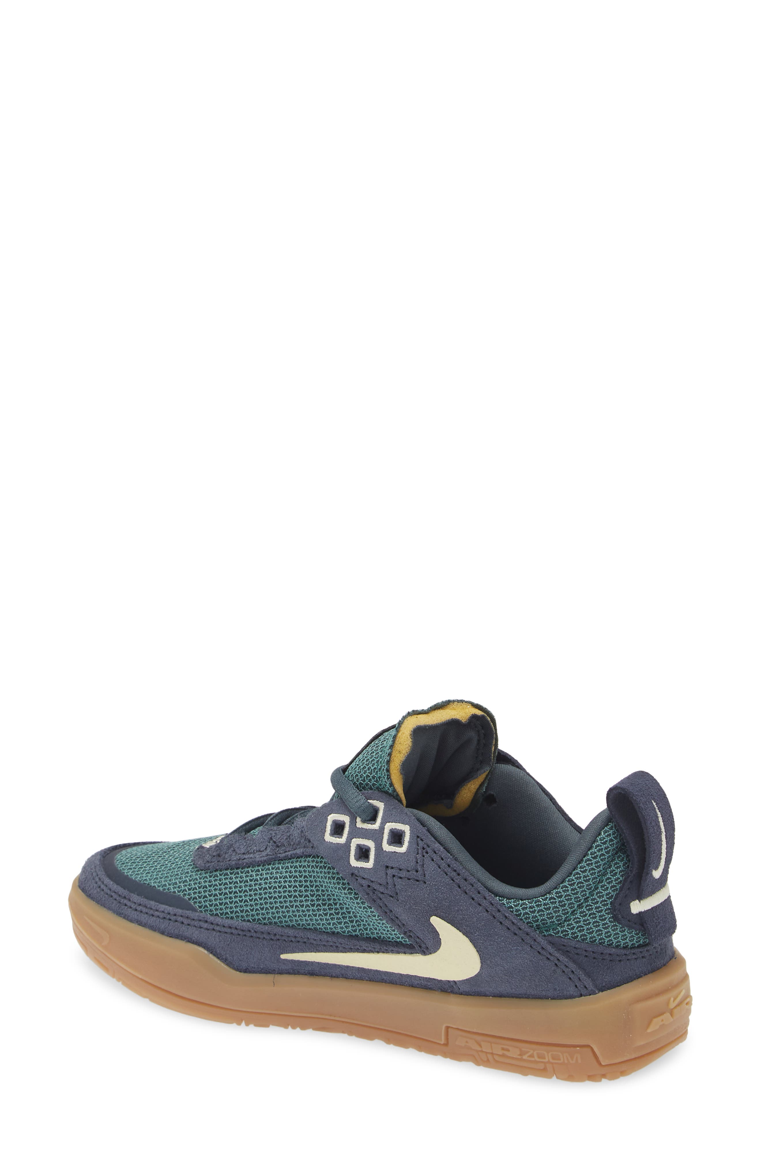 Nike Kids' SB Day One Skate Sneaker, Alternate, color, Blue/ Alabaster/ Green