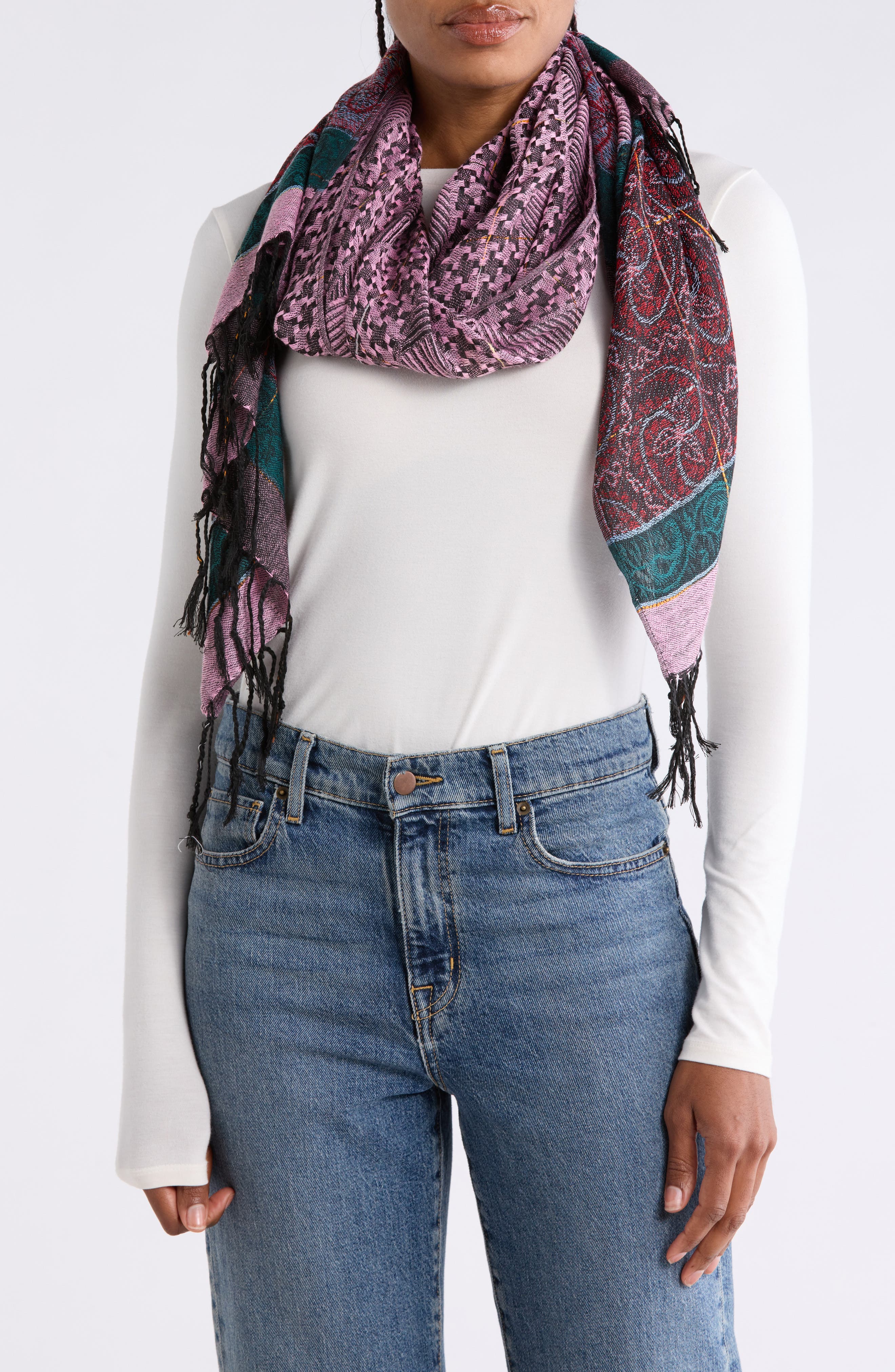 Plaid and Paisley Scarf