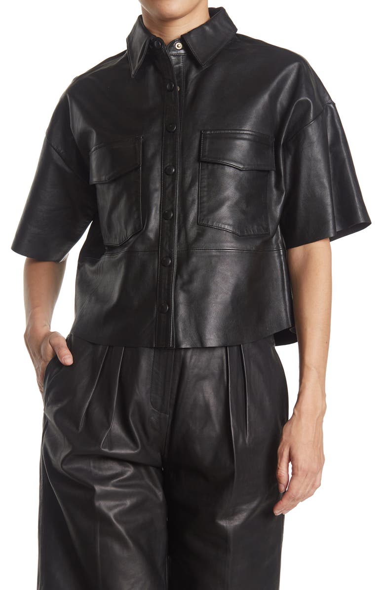 Walter Baker Dylan Leather Top, Main, color, 