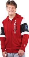 STARTER Men's Starter Red Atlanta Falcons Extreme Full-Zip Hoodie