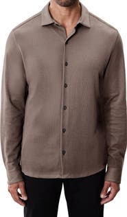 Robert Barakett Milo Knit Button-Up Shirt