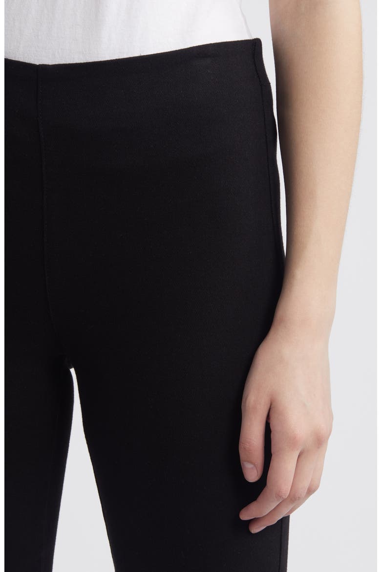 Derry Illusion Pull-On Pants, Alternate, color, BLACK