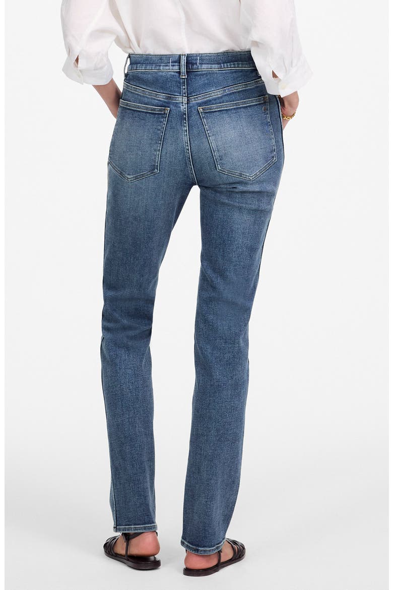 High Waist Stovepipe Jeans, Alternate, color, ASHLAND WASH