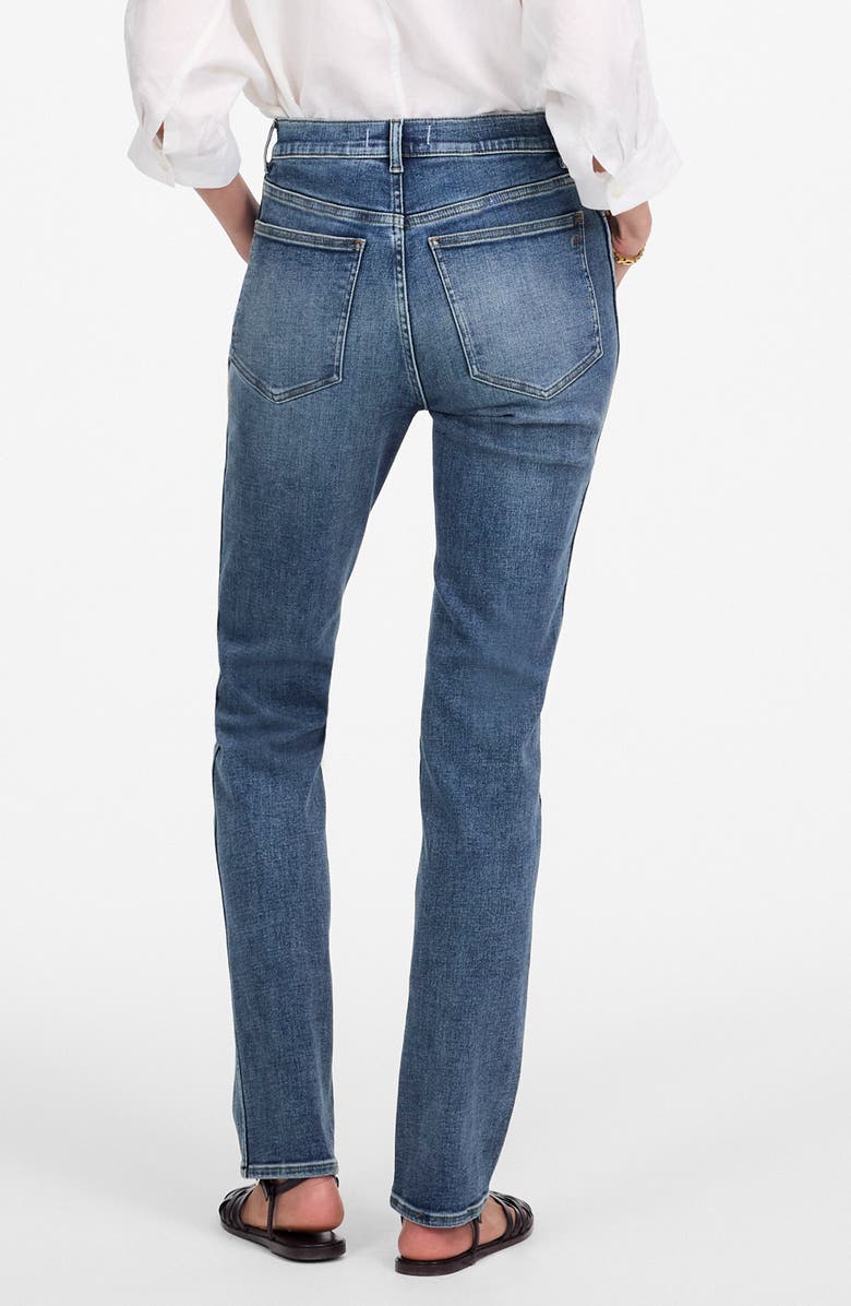Madewell High Waist Stovepipe Jeans, Alternate, color, Ashland Wash