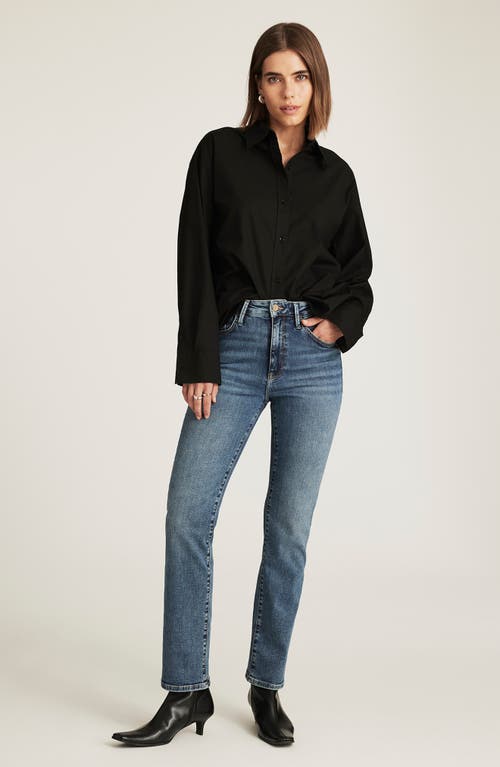 Mavi Jeans Kendra Slim Straight Leg Jeans In Blue