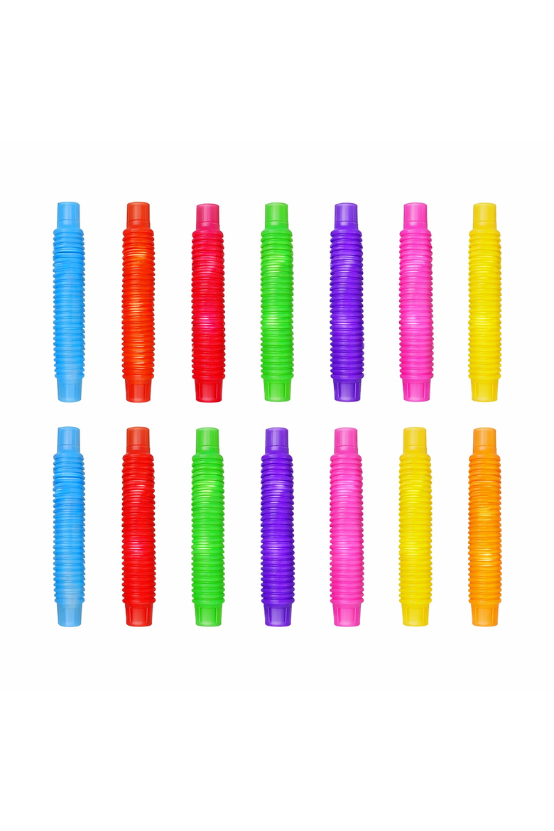 12-Piece Assorted Stretchy Glow Pop Tube Toy, Main, color, Assorted Pre-Pack