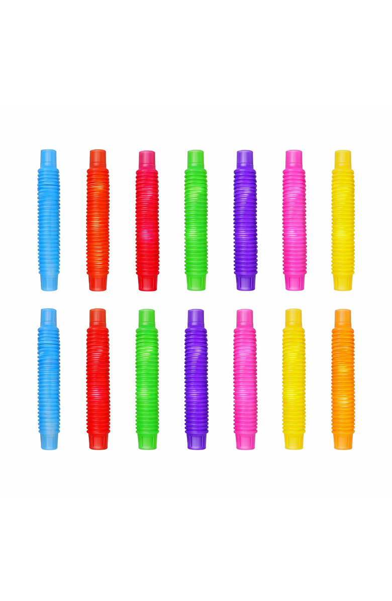 Sperric 12-Piece Assorted Stretchy Glow Pop Tube Toy, Main, color, Assorted Pre-Pack