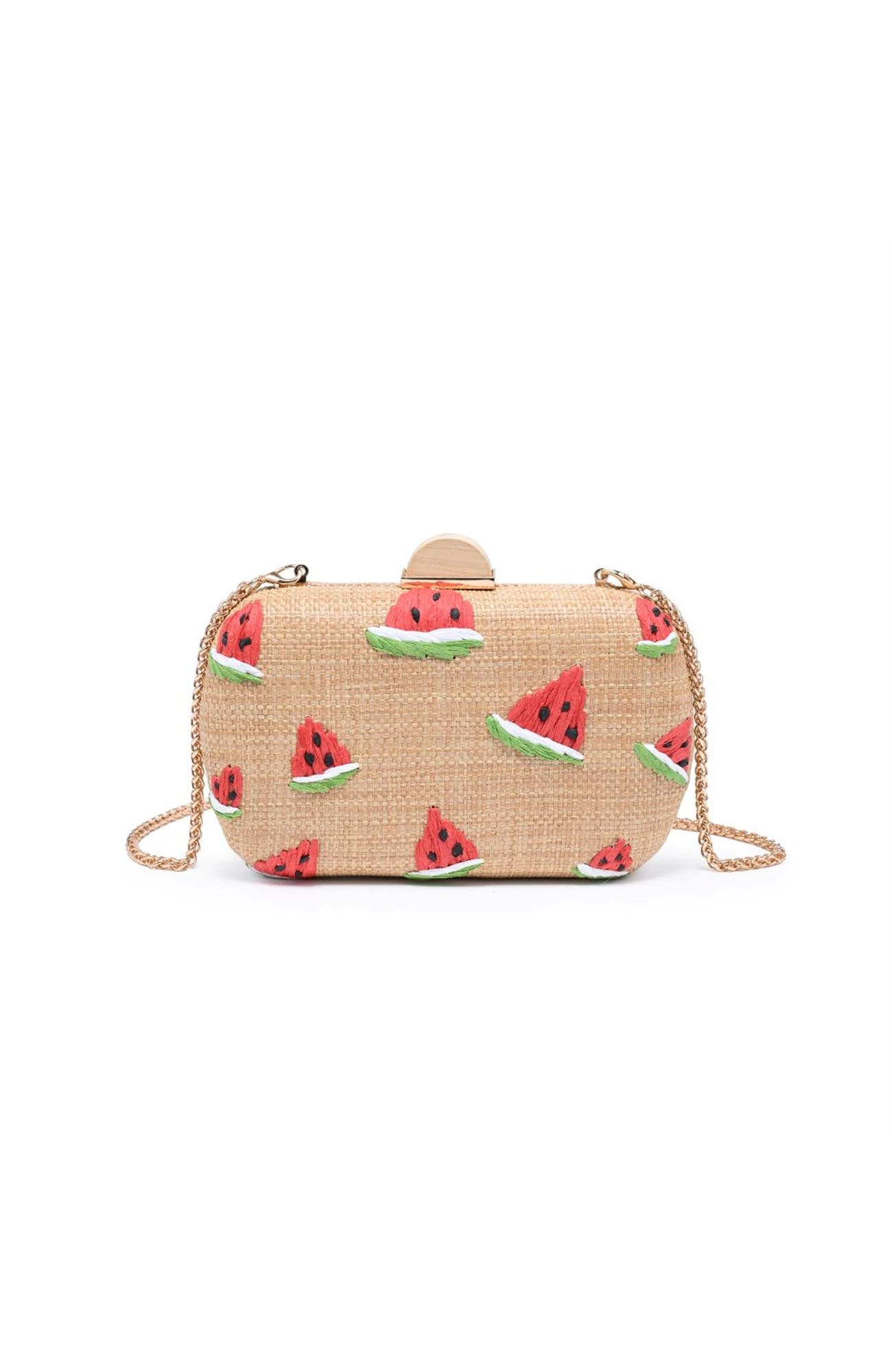 Pebbles Evening Bag, Main, color, Watermelon