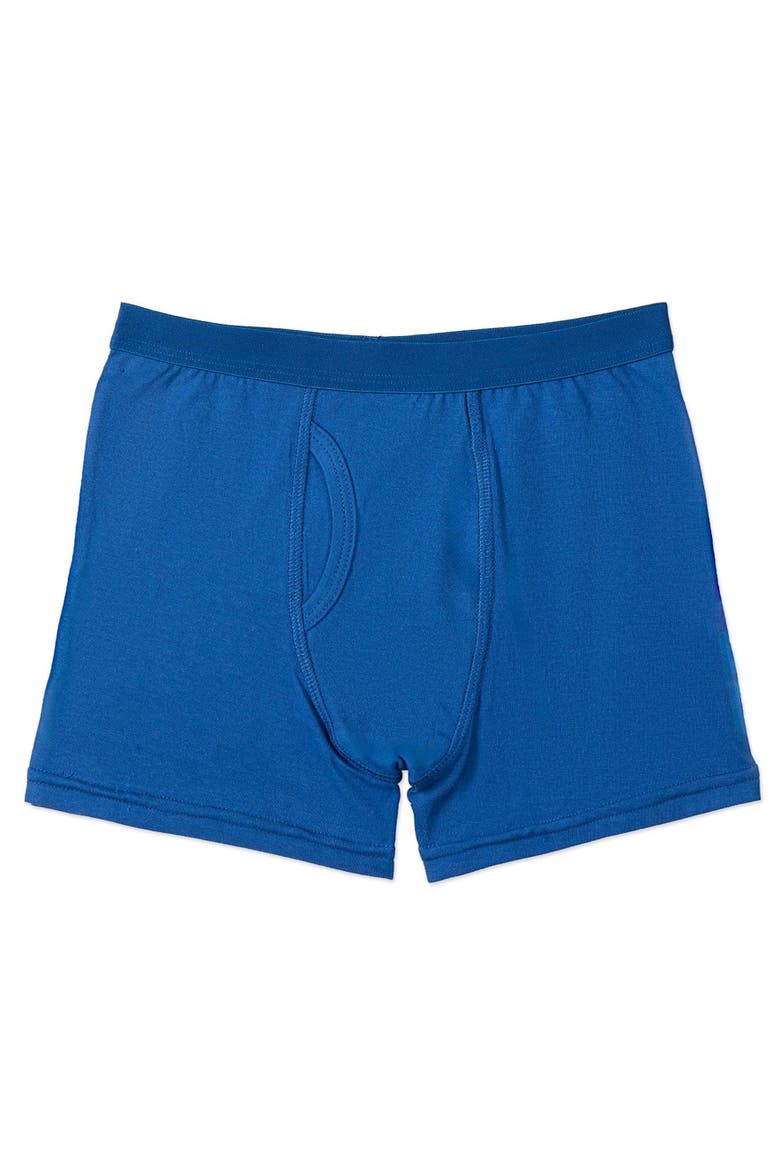 5 Pair Out Of The Blue Knit Boxer Briefs, Alternate, color, Blue Multi