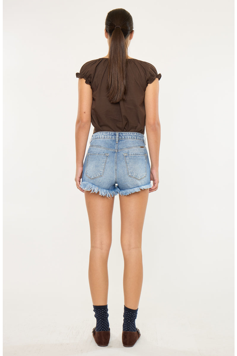 Odyssey Ultra High Rise Shorts, Alternate, color, Medium Wash