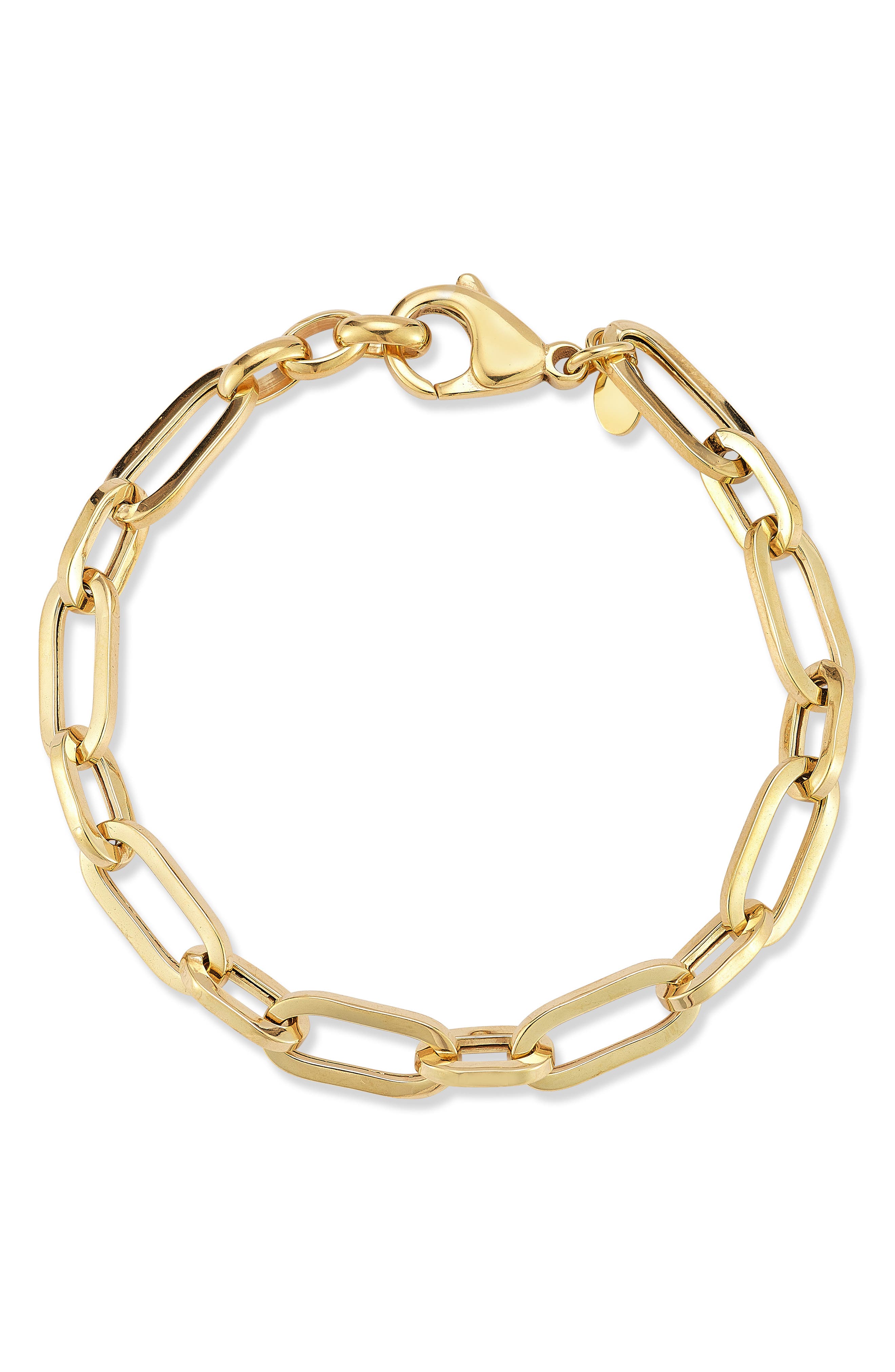 Sphera Milano Paperclip Link Bracelet In Gold
