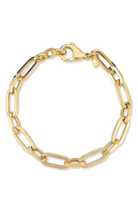 Paperclip Link Bracelet