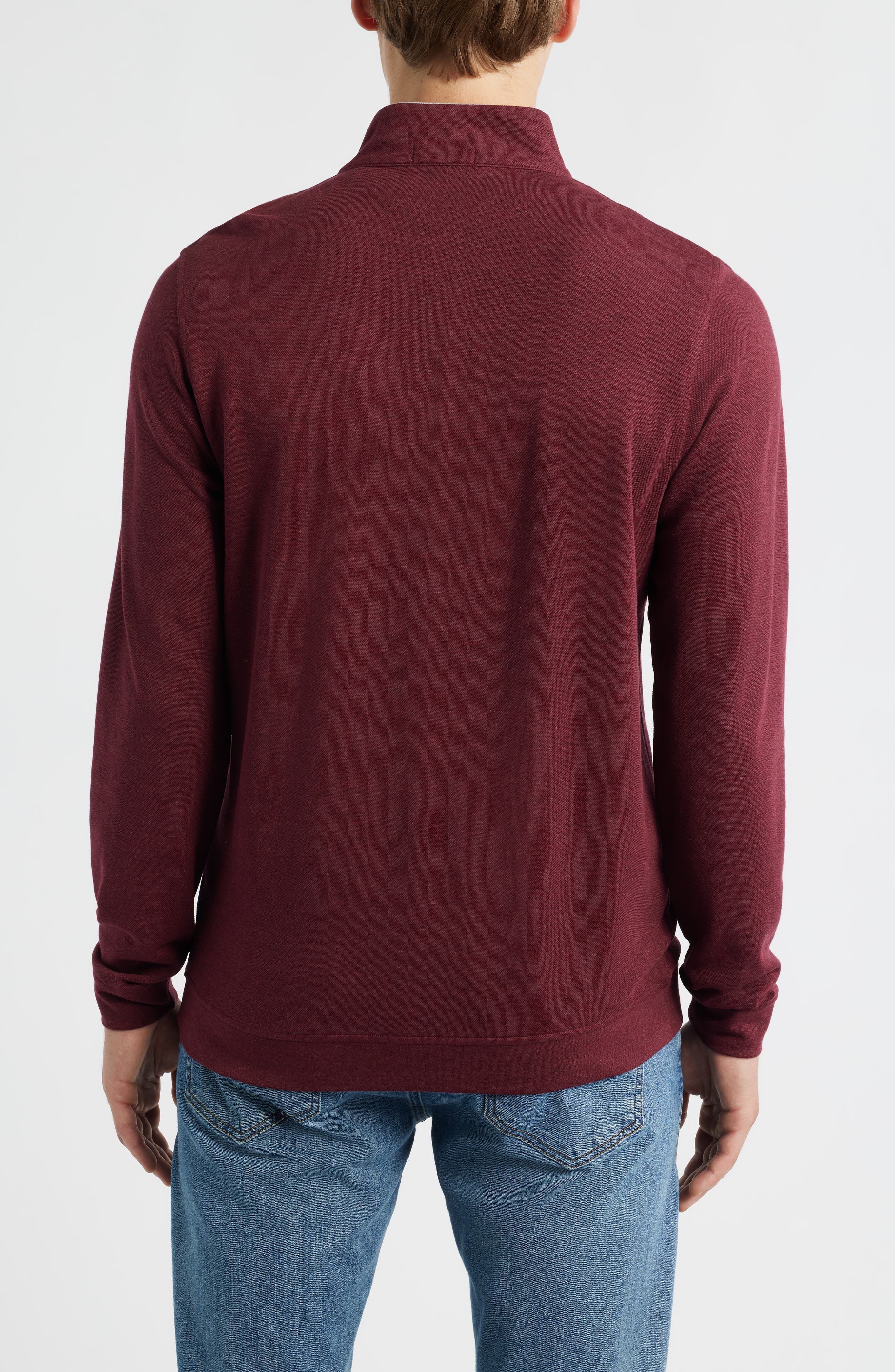 Мужские Peter Millar Comfort Interlock Quarter Zip Pullover — фото 2