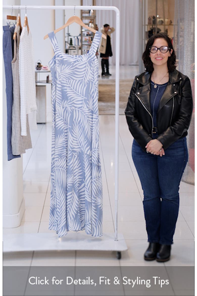 Palm Print Maxi Dress video