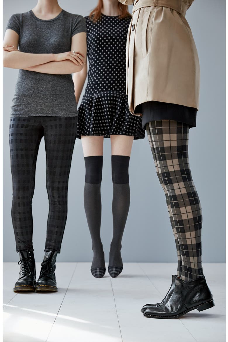 Microfiber Over the Knee Boot Liners, Alternate, color, GREY HEATHER