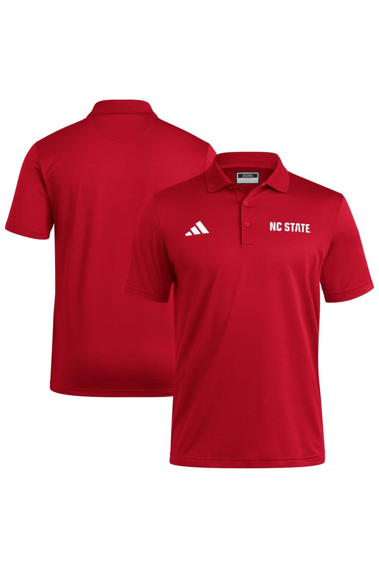 Red NC State Wolfpack Ultimate 365 Ottoman Polo Shirt, Main, color, Red