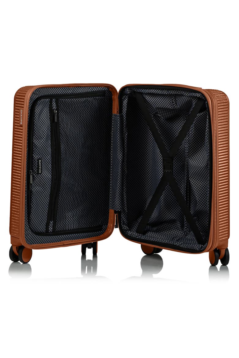 Iconic II Carry-On Hardside Suitcase, Alternate, color, ROSE GOLD