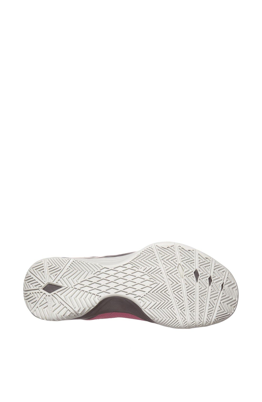 'Hyper Quickness TB' Basketball Shoe, Alternate, color, PINK/ SILVER/ DARK GREY