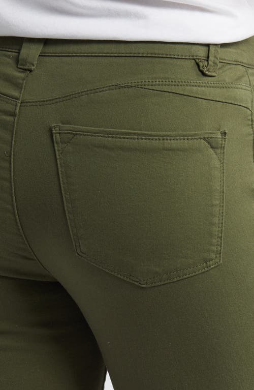 Wit & Wisdom Logan 'ab'solution High Waist Ankle Slim Straight Leg Pants In Celadon